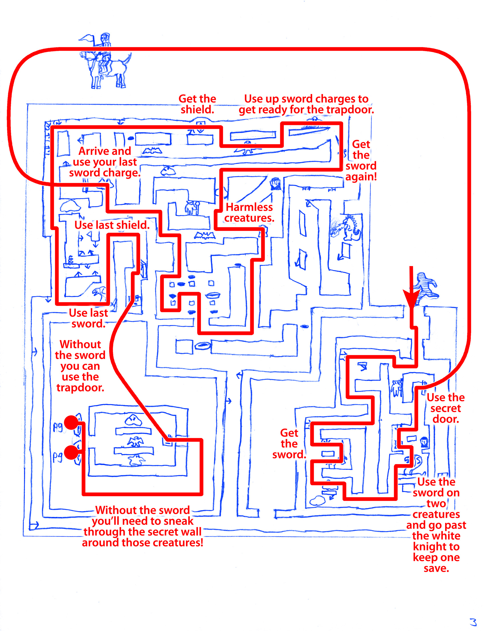 Medieval England Maze Answer