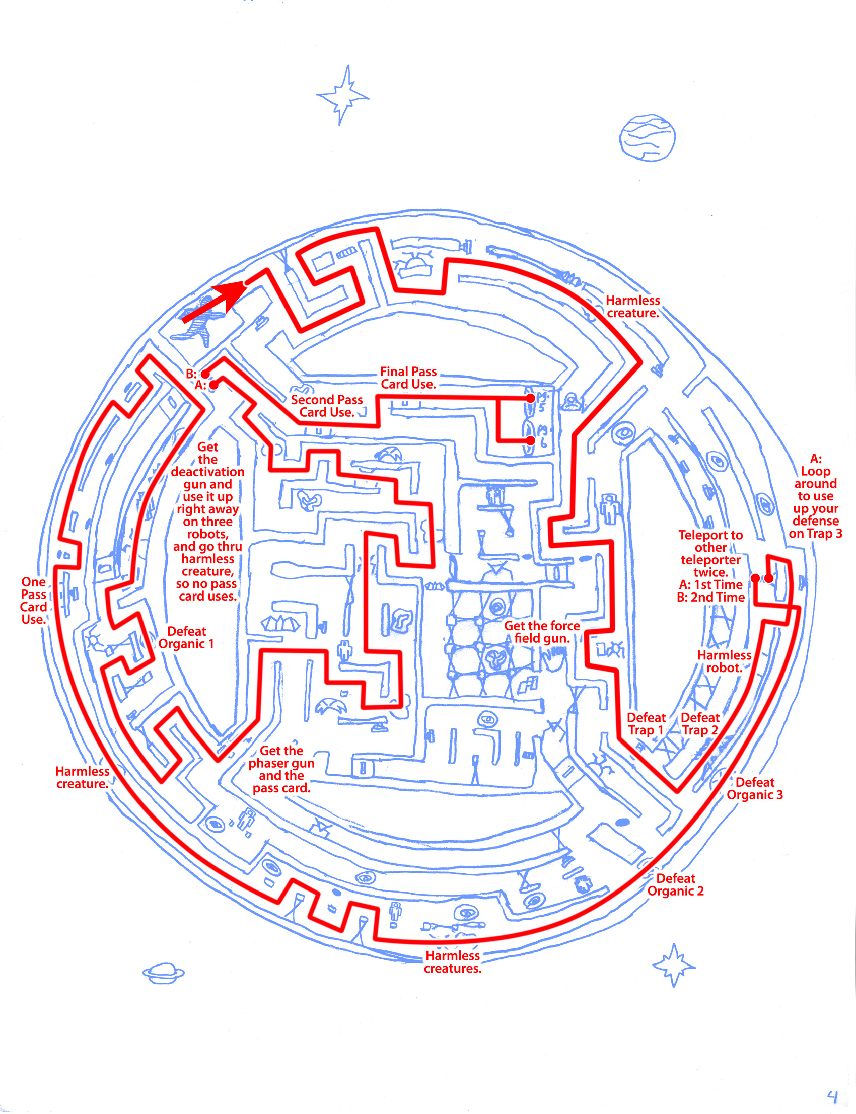 Space Station Maze Answer