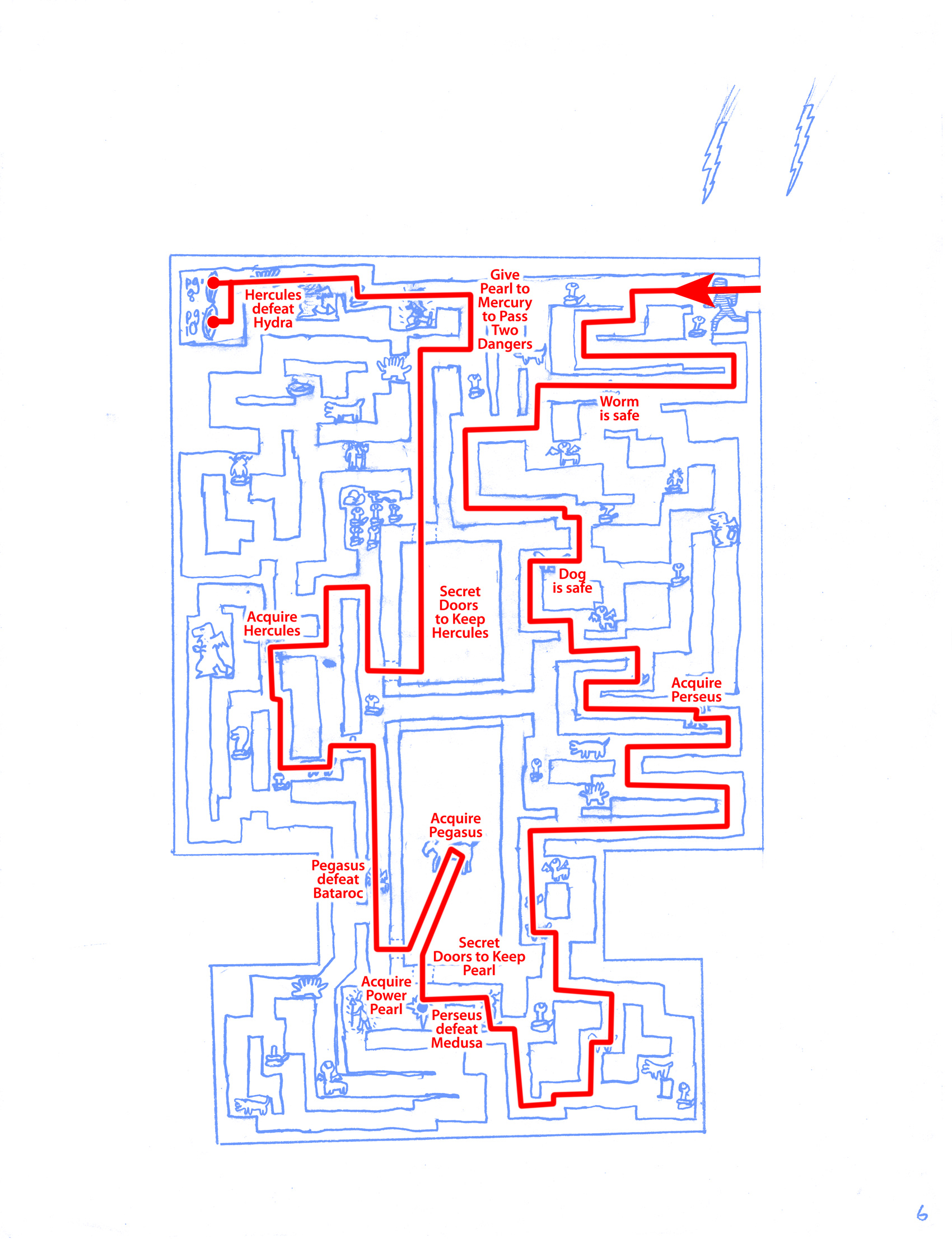 Mythical Greece Maze Answer