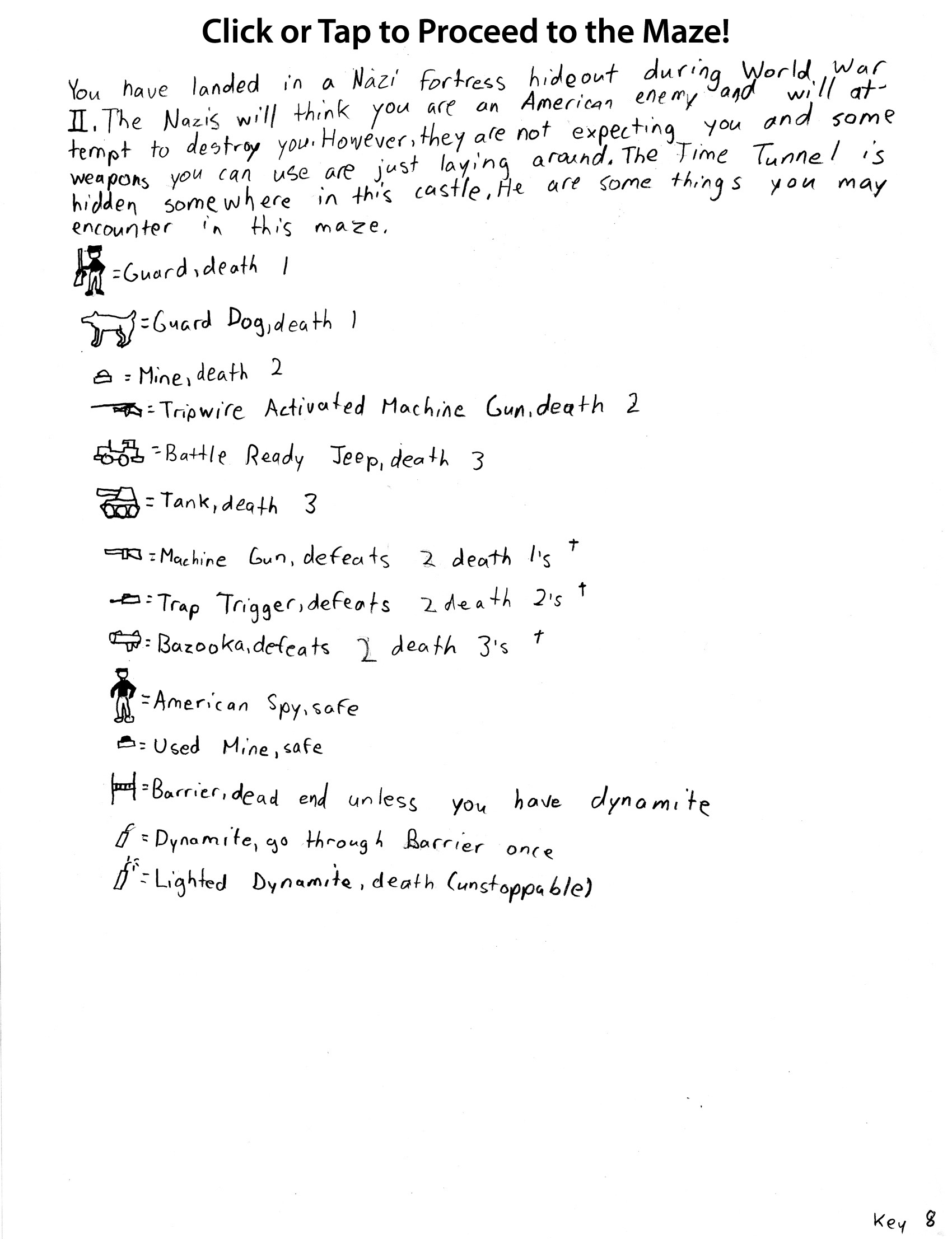 Nazi Germany Maze Key