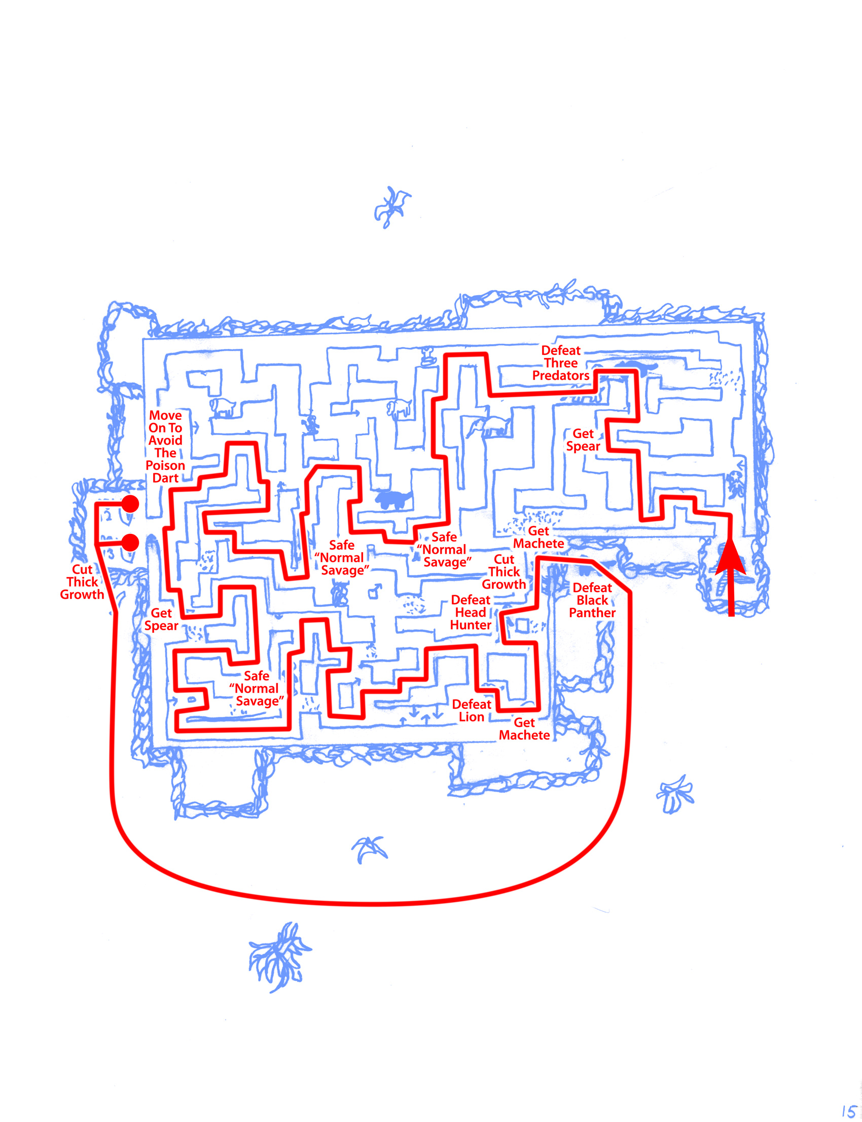 African Jungle Maze Answer