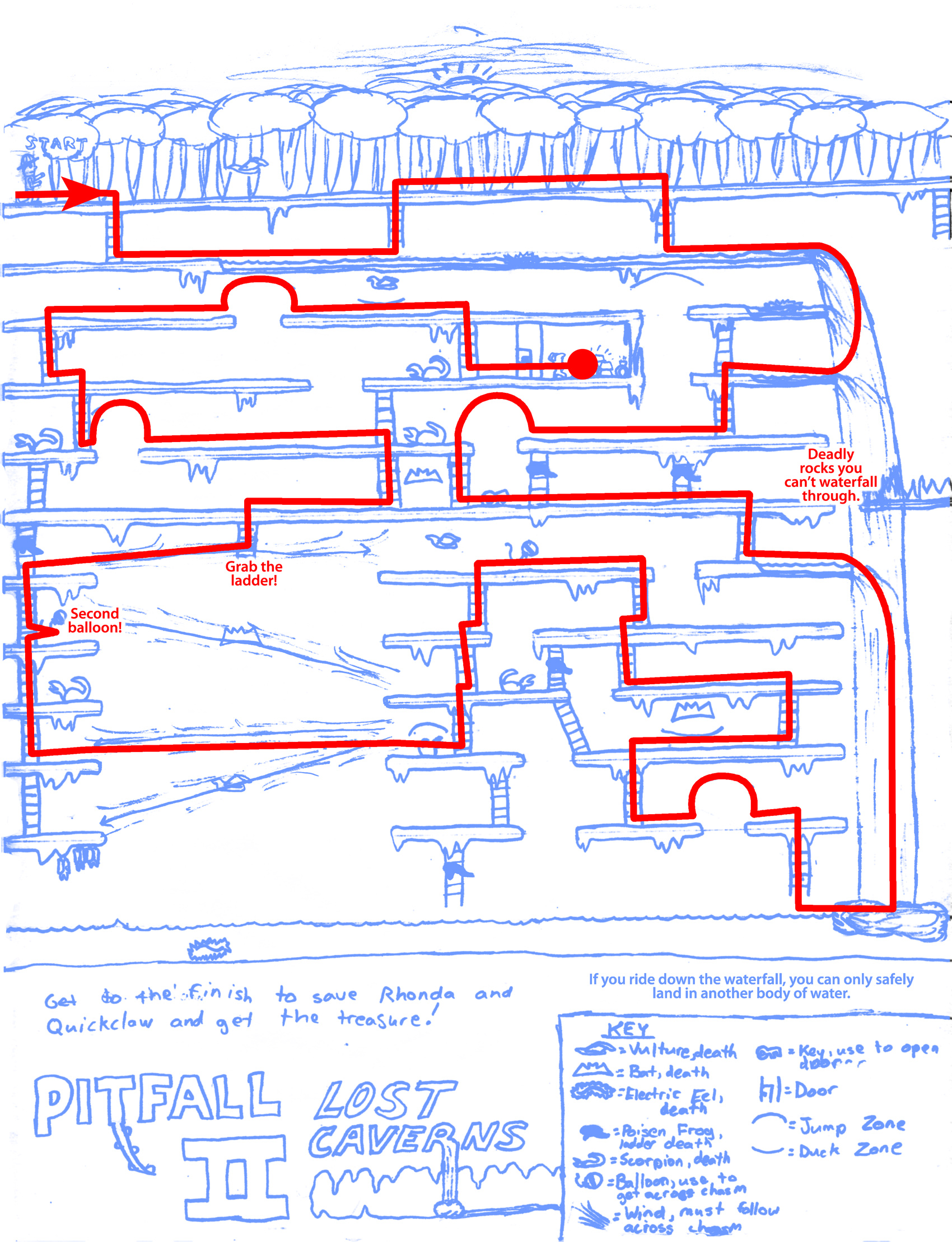 Pitfall II: Lost Caverns (Answer)