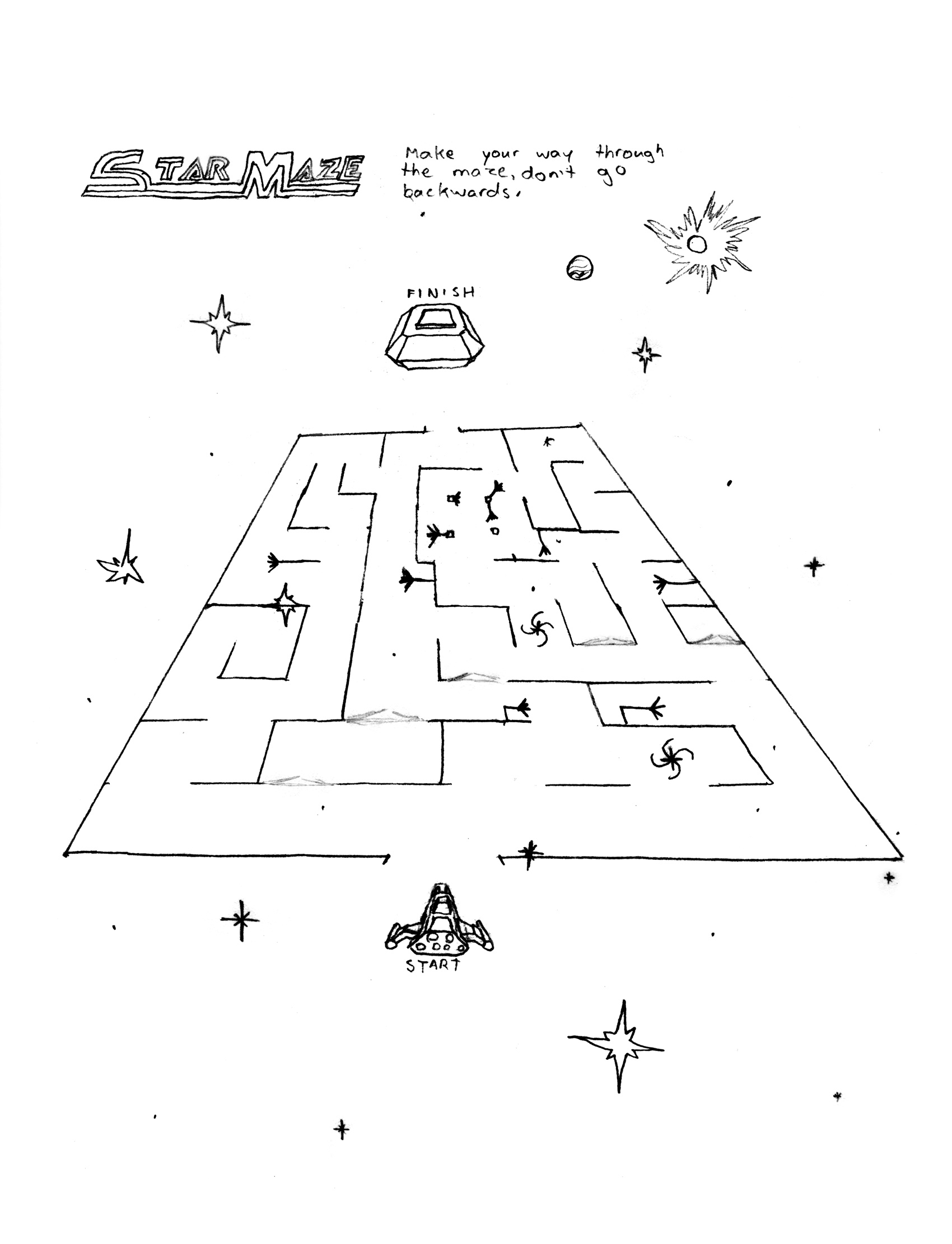 Major Havoc Star Maze