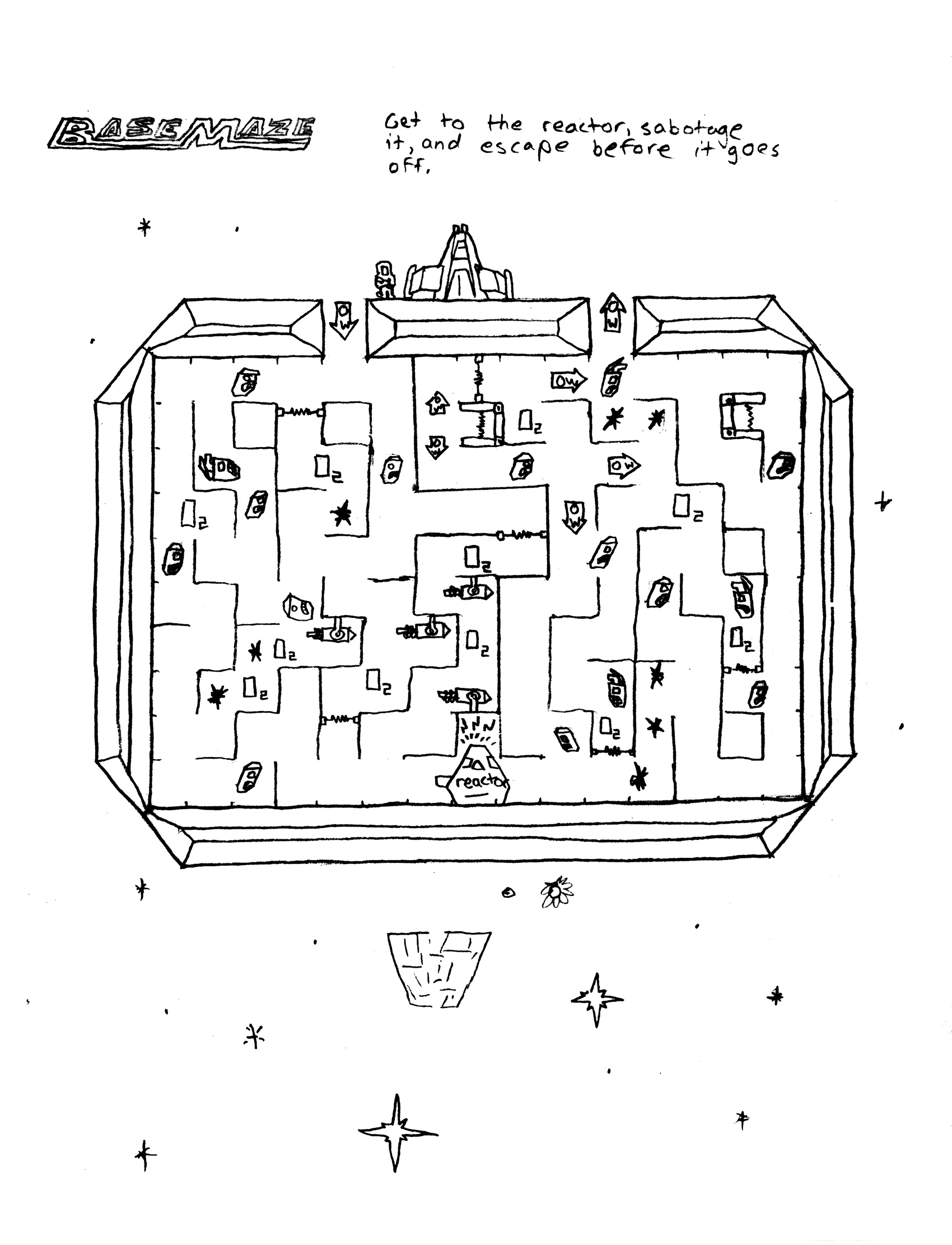 Major Havoc Base Maze