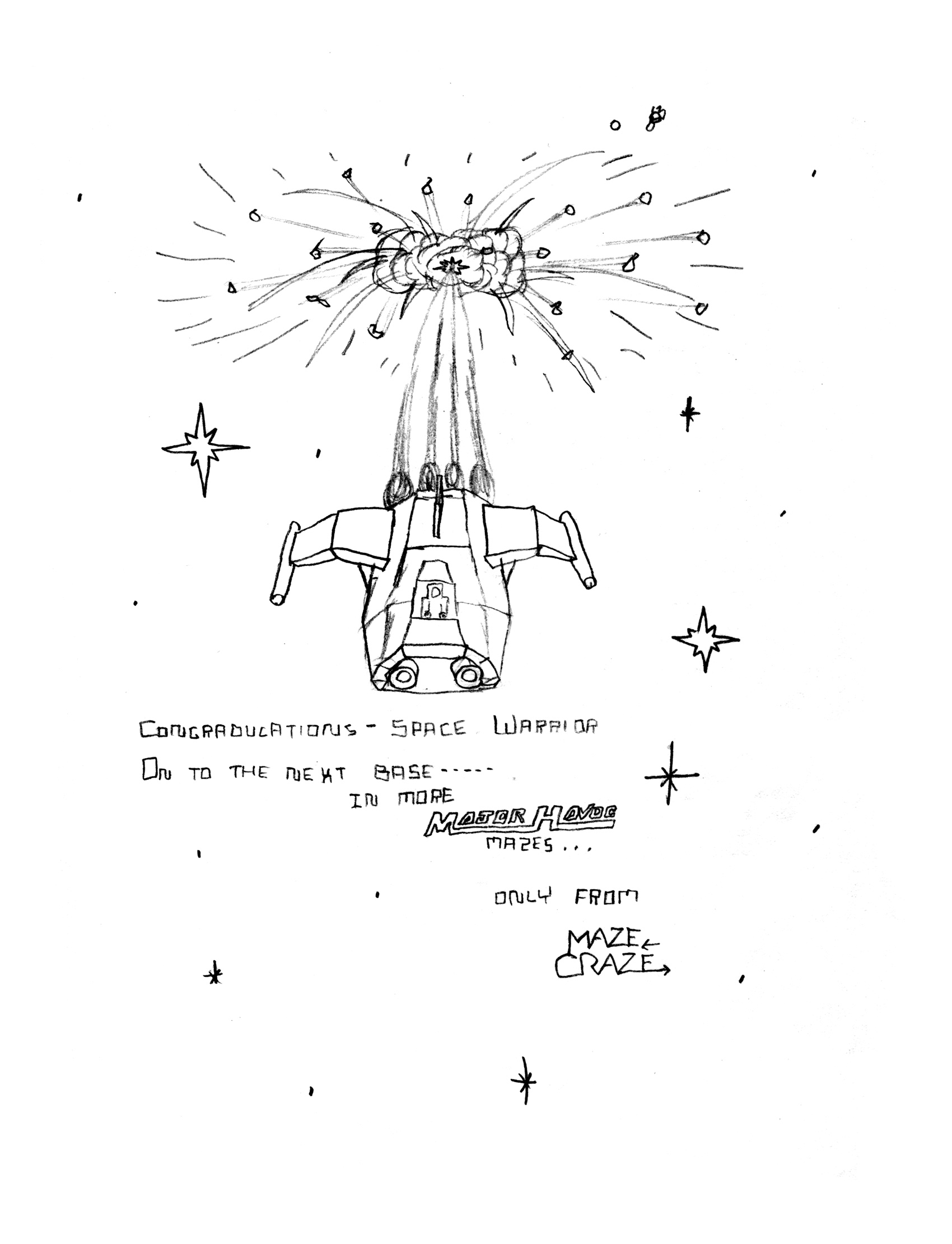 Major Havoc Maze (Win Screen)